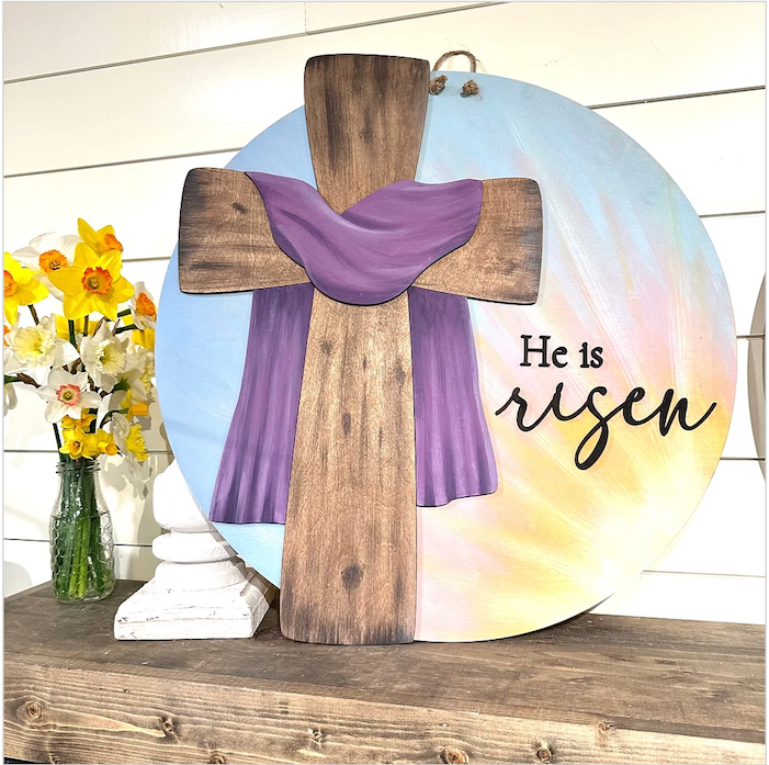 He Is Risen Door Hanger