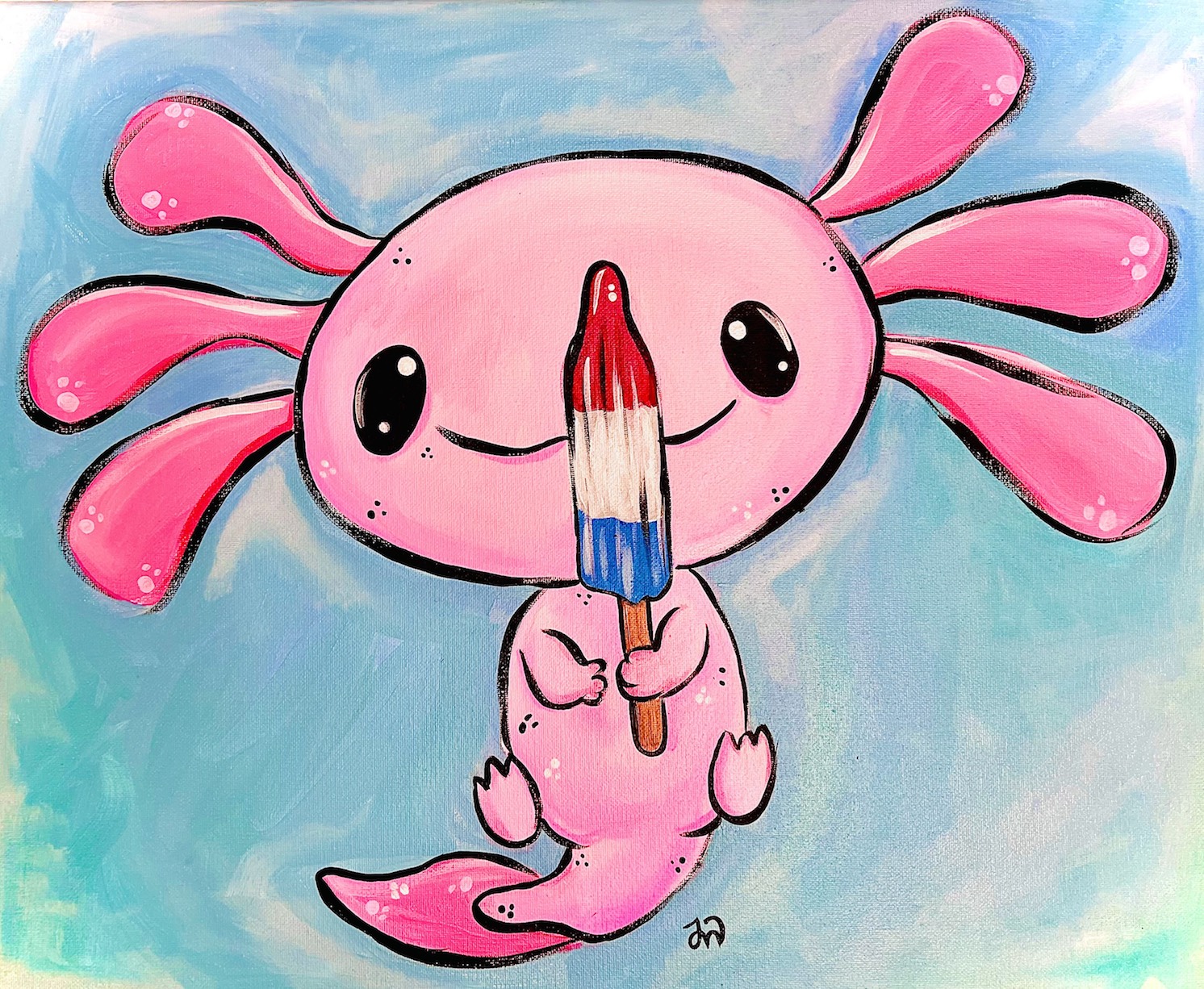 ART BUZZ KIDS - Smile Axolotl! 