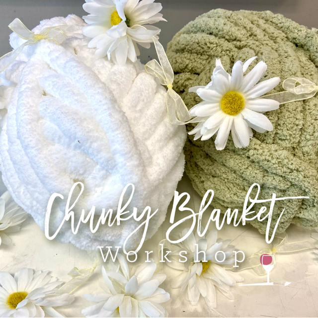 *4 Spots left! Chunky Blanket Workshop! SPRING COLORS EDITION! REGISTRATION ENDS 4/14