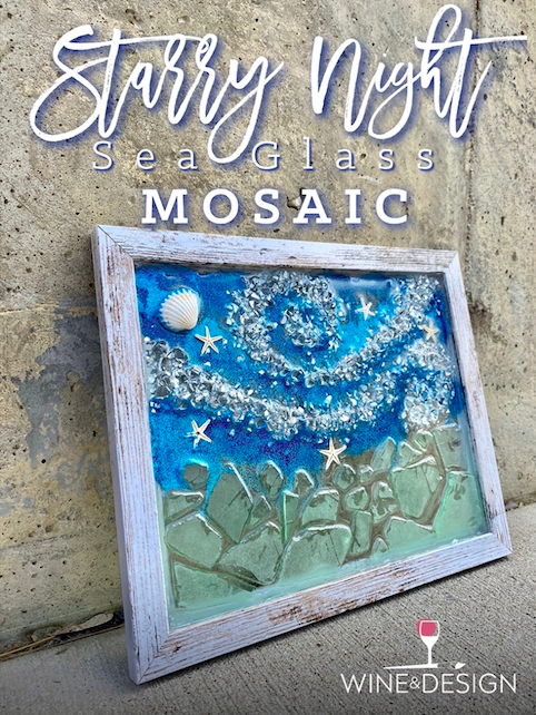DIY Starry Night Mosaic in Resin - BYOB and Free Parking