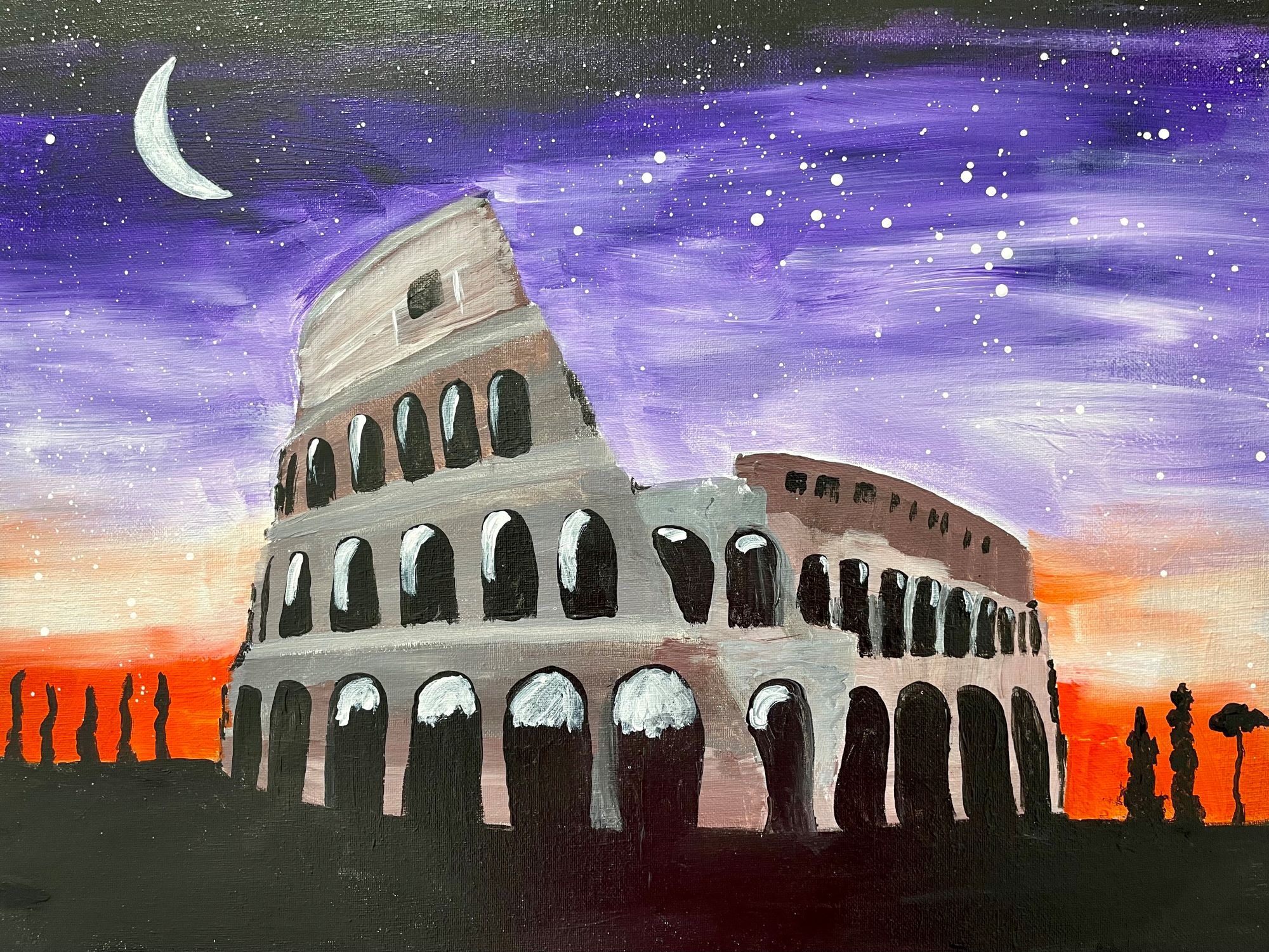 Sip & Paint Night at the Colosseum - BYOB and Free Parking