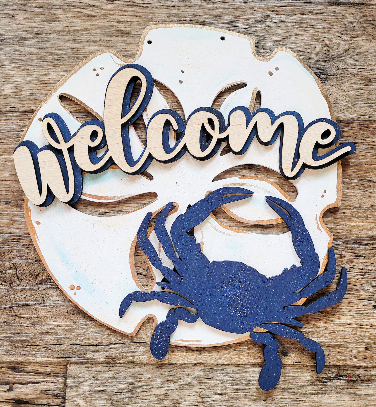 Welcome Blue Crab Door Hanger Workshop