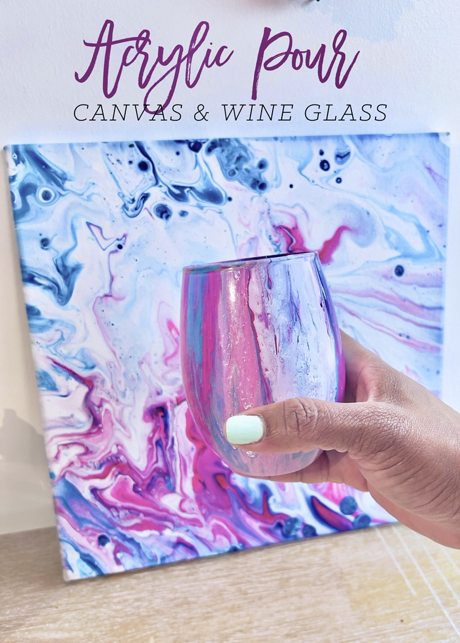 ACRYLIC POUR CANVAS & GLASS