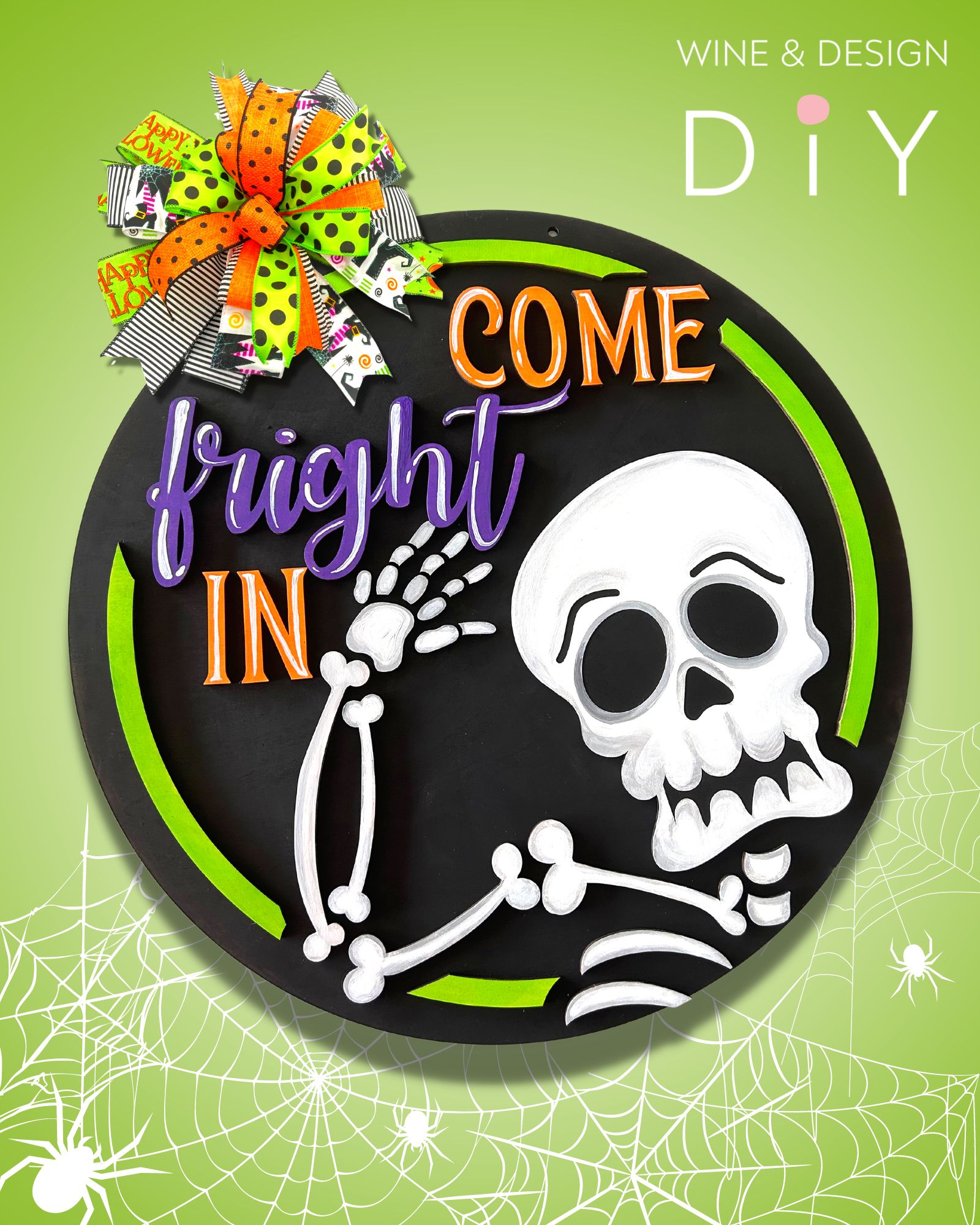 Come Fright In Door Hanger