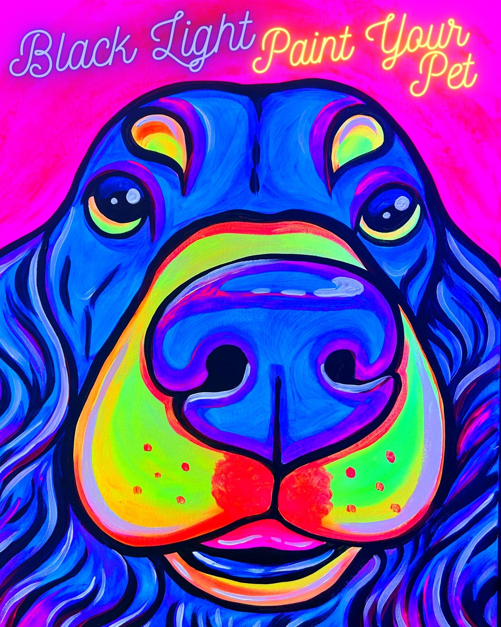 BLACK LIGHT | PAINT YOUR PET