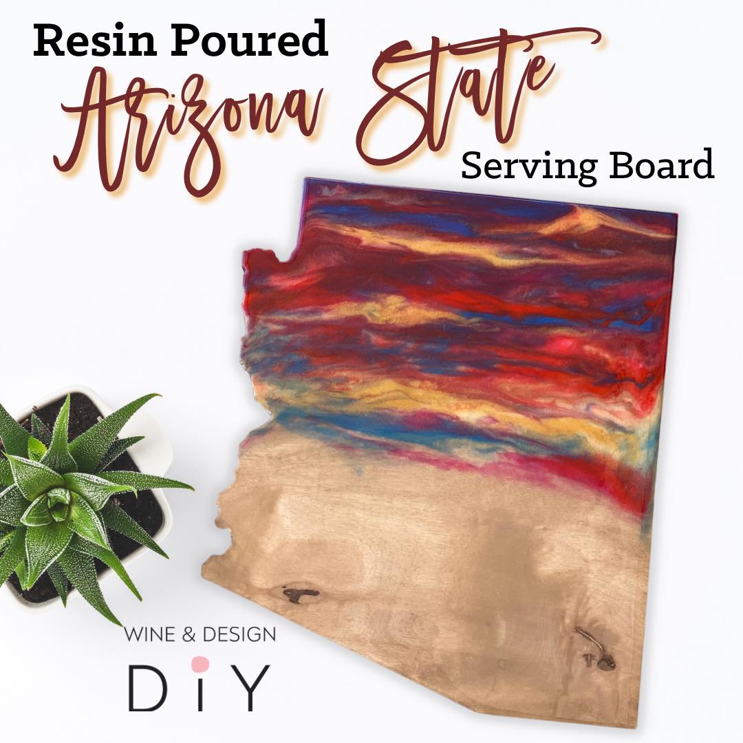 PICK YOUR STATE RESIN SERVING BOARD | HAIR OF THE DOG 