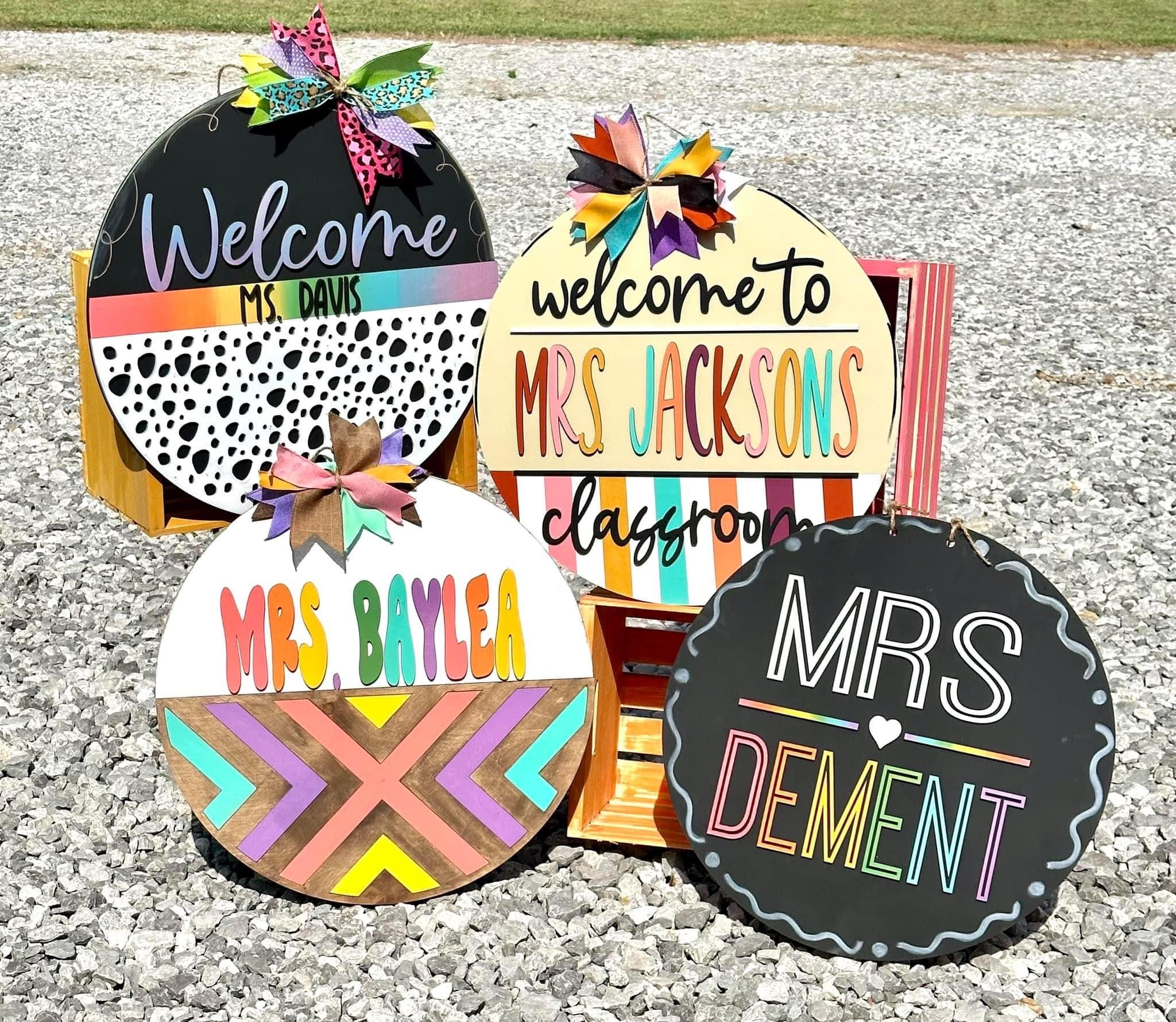 You Choose: Teacher Door Hanger!