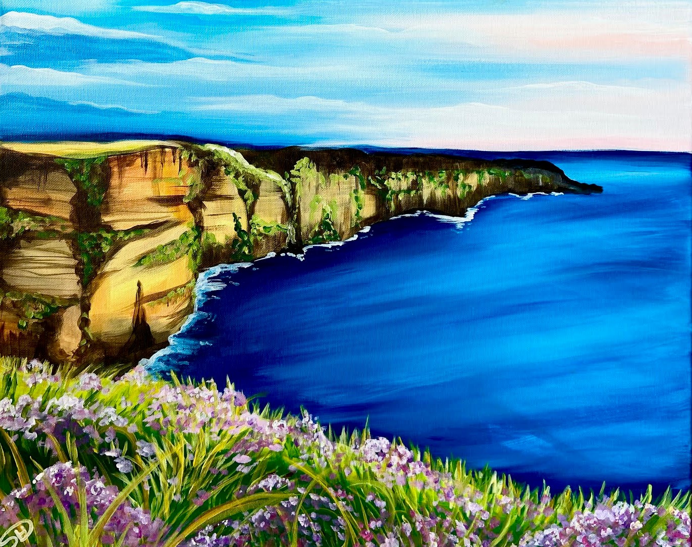 Lavender Cliffside
