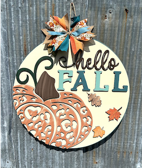 Hello Fall Door Hanger!
