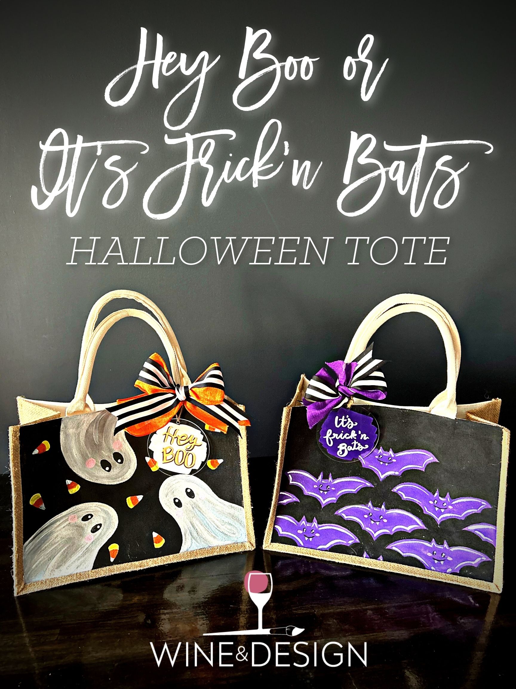 DIY Halloween Tote Bag!!
