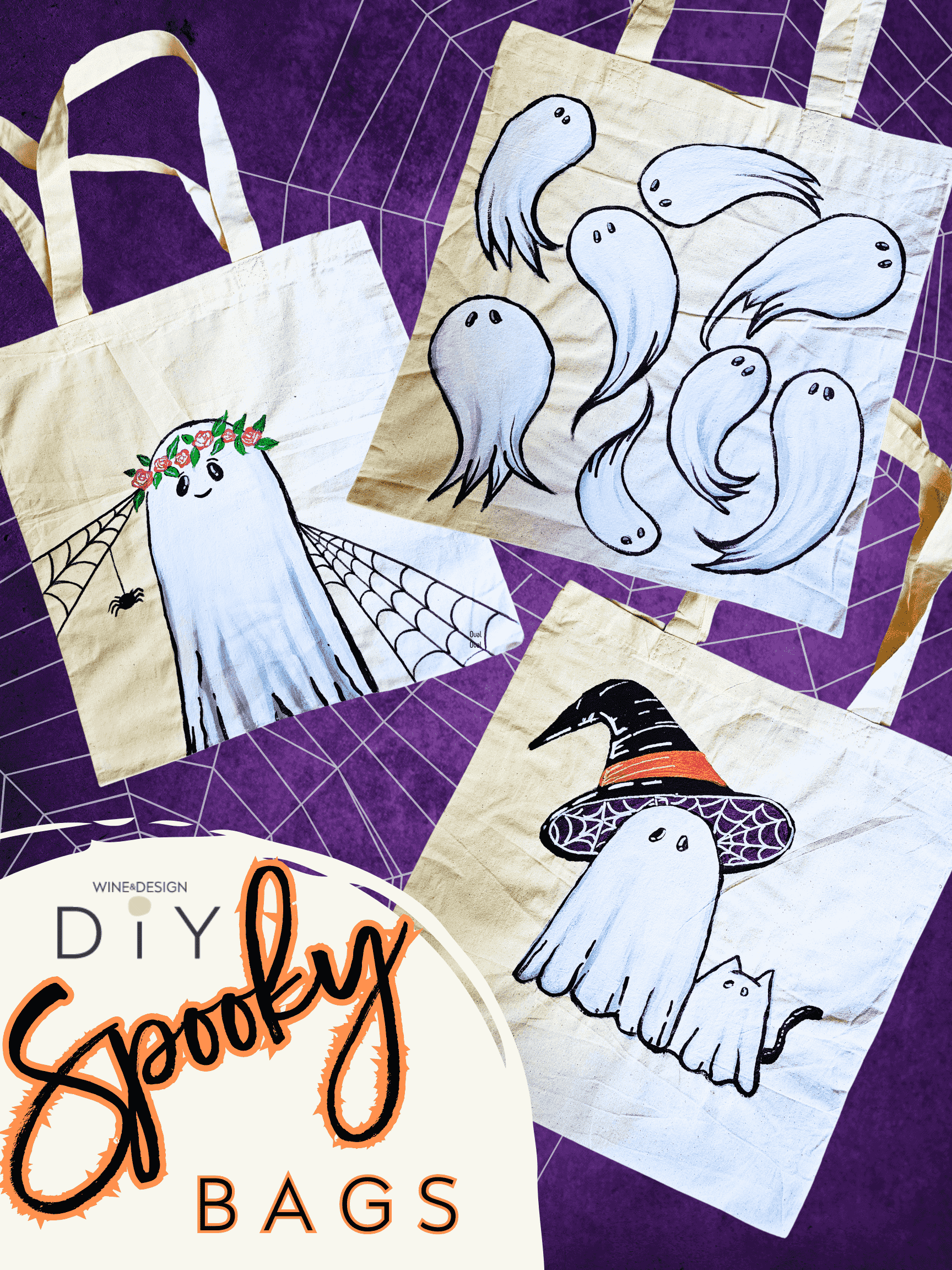 Family Night! Halloween Tote Bags