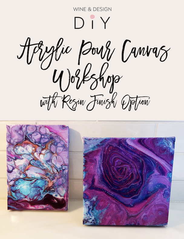 Acrylic Pour Canvas