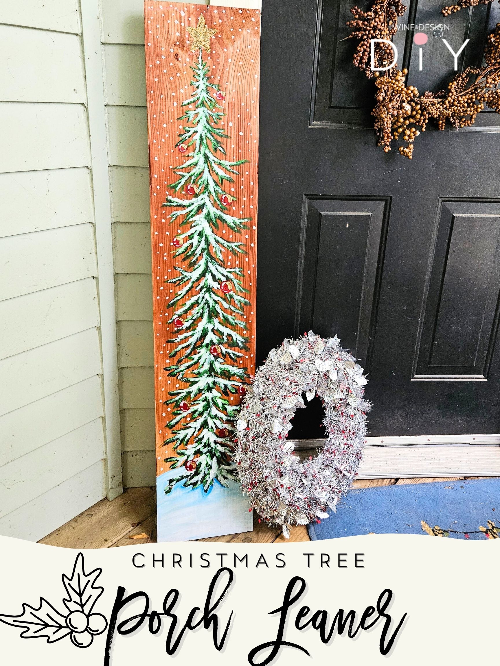 Farm Fresh Christmas Porch Leaner