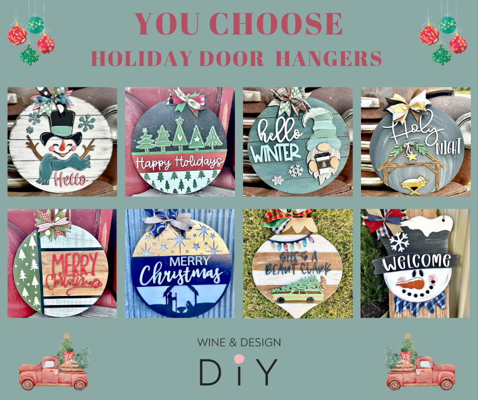 DIY Choose Your Holiday Door Sign