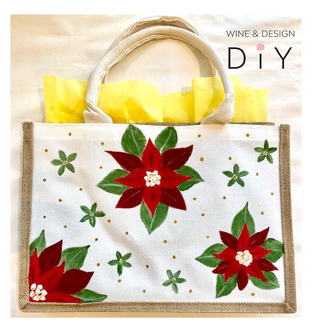Poinsettia Tote Bag Workshop