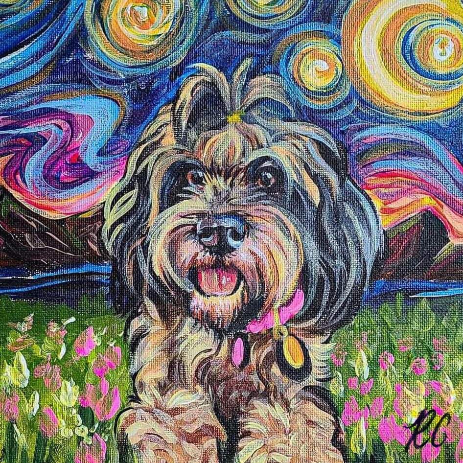 Van Gogh Your Pet - Painted Pet Portraits - Deadline March 30th to Sign Up!