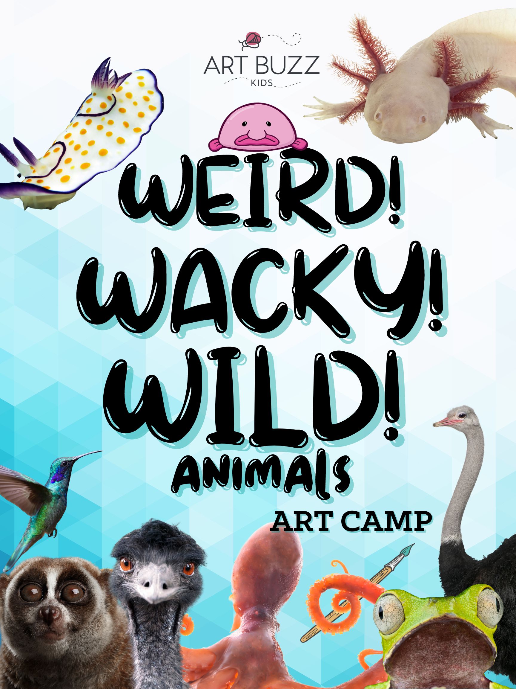 Weird Wacky Wild Animals ART Camp!