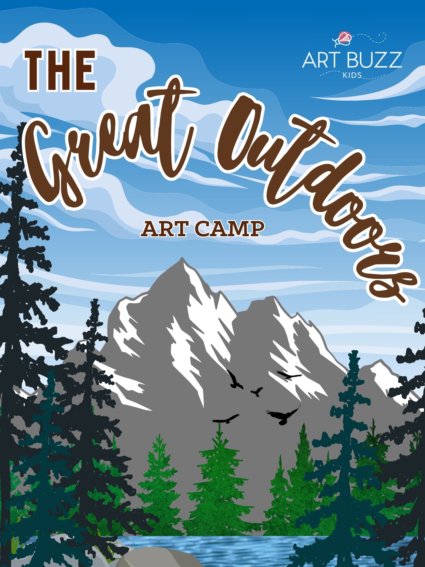 Week Long Summer Kids Art Camp: The Great Outdoors 9AM-1PM. Offered Daily. *scroll down to see paintings