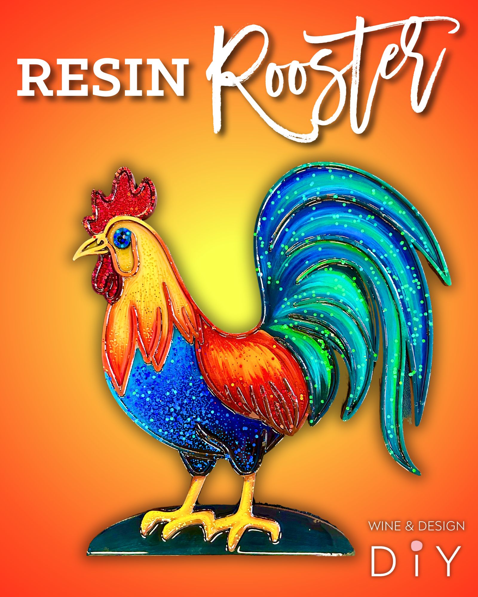 Resin Rooster