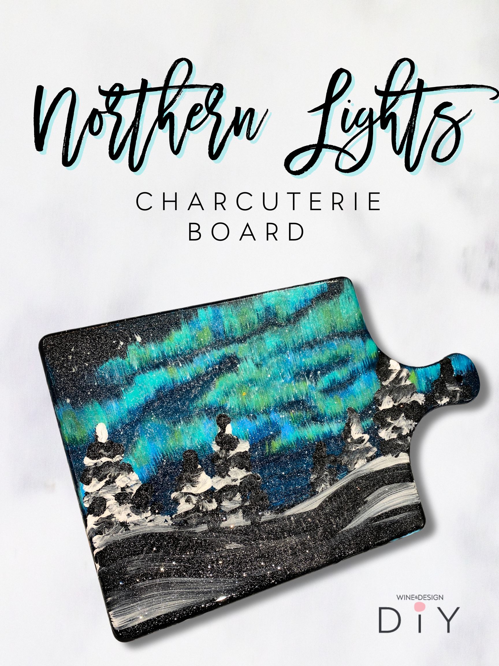 7 SEATS LEFT! NEW! Northern Lights Charcuterie Board