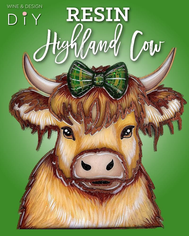 ONLY 4 TICKETS LEFT! Resin Highland Cow