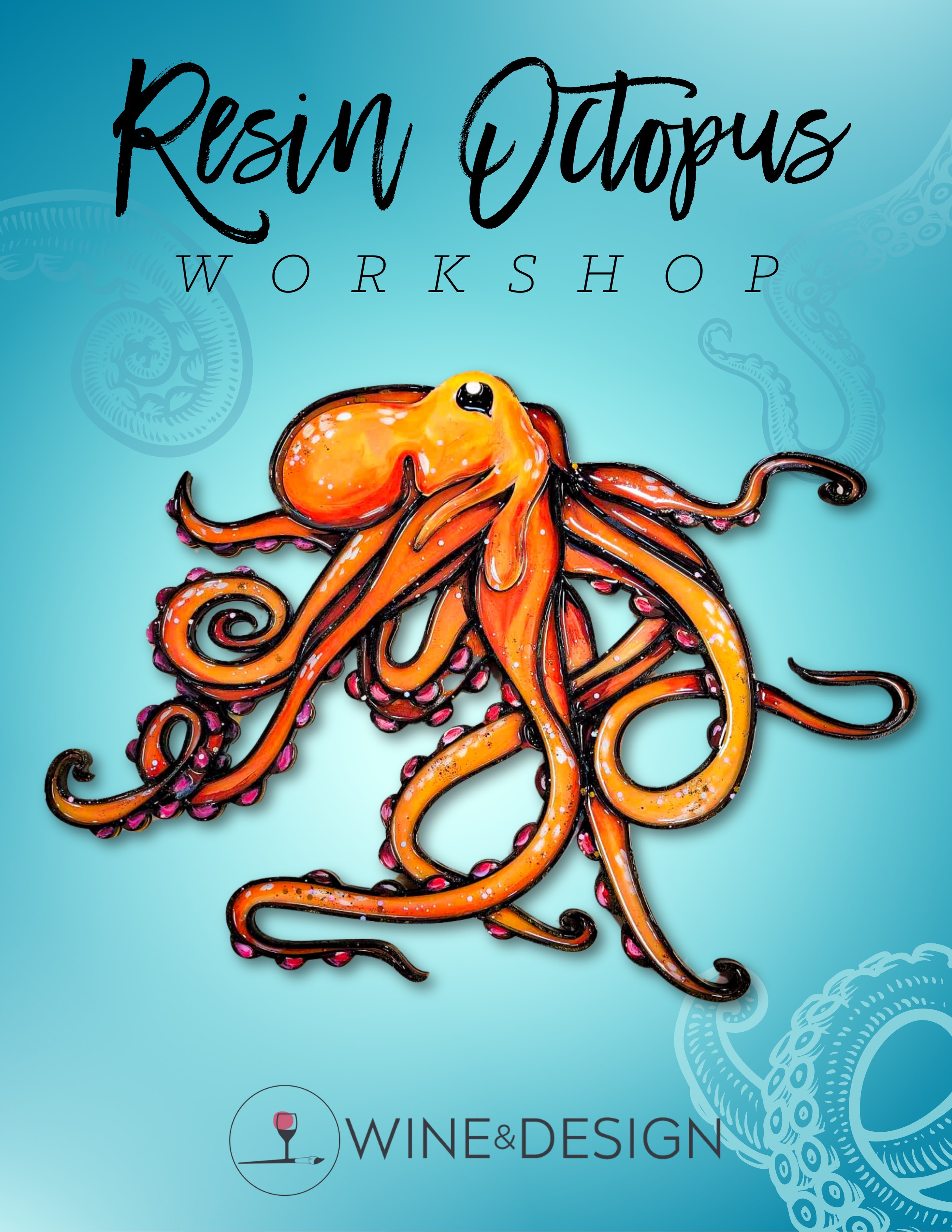 NEW RESIN WORKSHOP: Octopus - In Studio Class