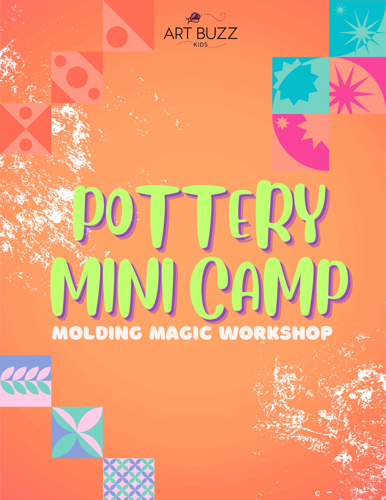 Pottery Mini Art Camp | FULL CAMP DAYS ONLY | JULY 1ST- 3RD