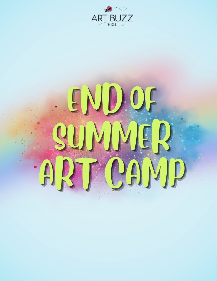 END OF SUMMER ART CAMP - M-W 3 Day Camp - Sign up for the days you want!