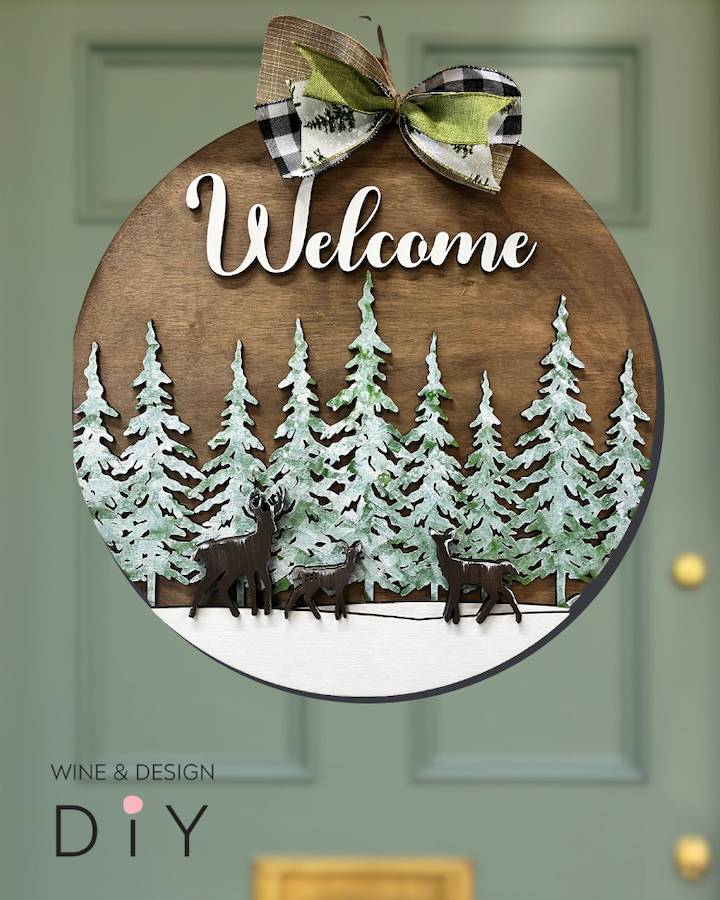 Welcome Winter Door Hanger Workshop