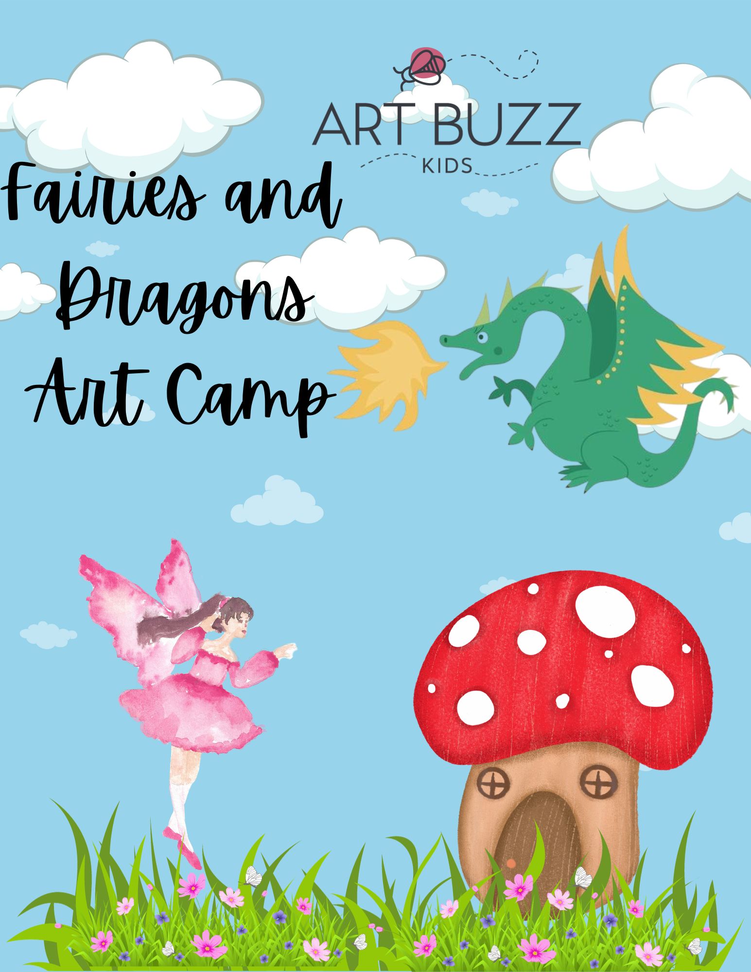 One Day Art Buzz Kids Camp - Fairies & Dragons