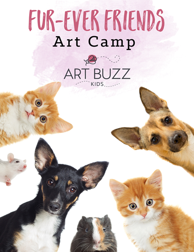 1-day Fur-Ever Art Camp 8:30am to 12:30pm