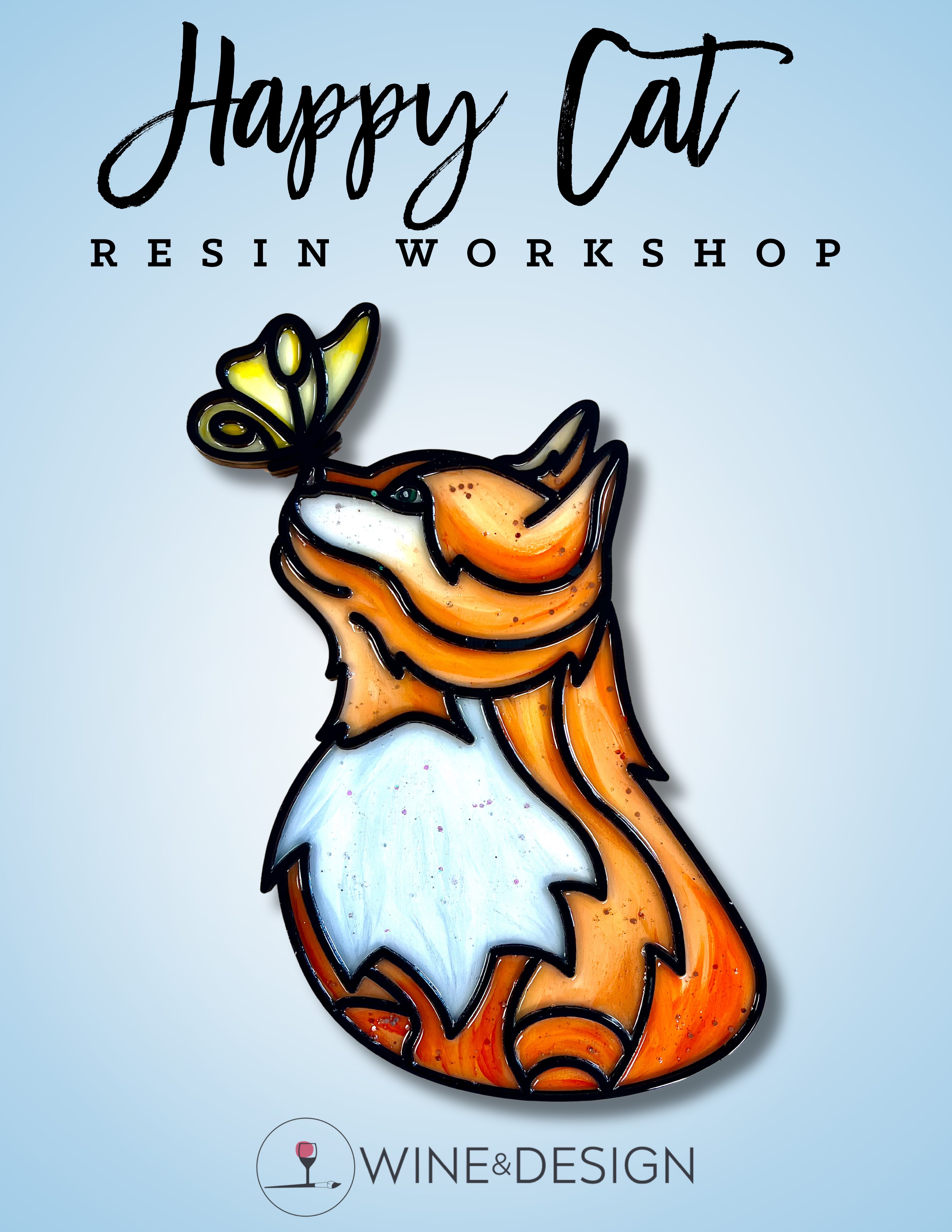 Happy Cat Resin Workshop | 3:00-5:00pm *MUST REGISTER BY MAY 26TH!