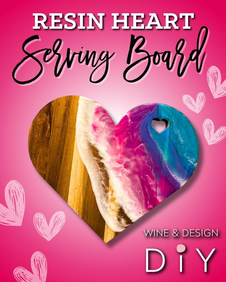 1 SEATS LEFT! Resin Heart Serving Boards | DiY