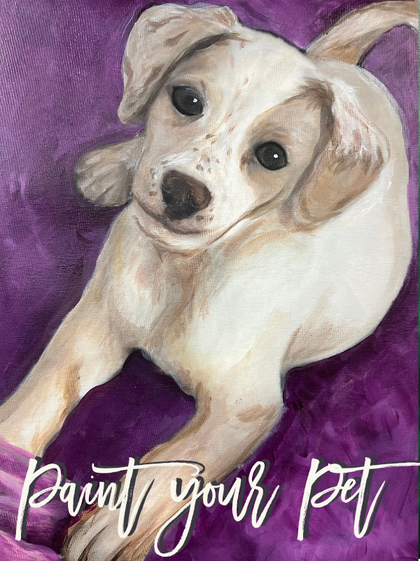 Paint YOUR Pet ART CLASS! (See Description) 6PM In Studio Class