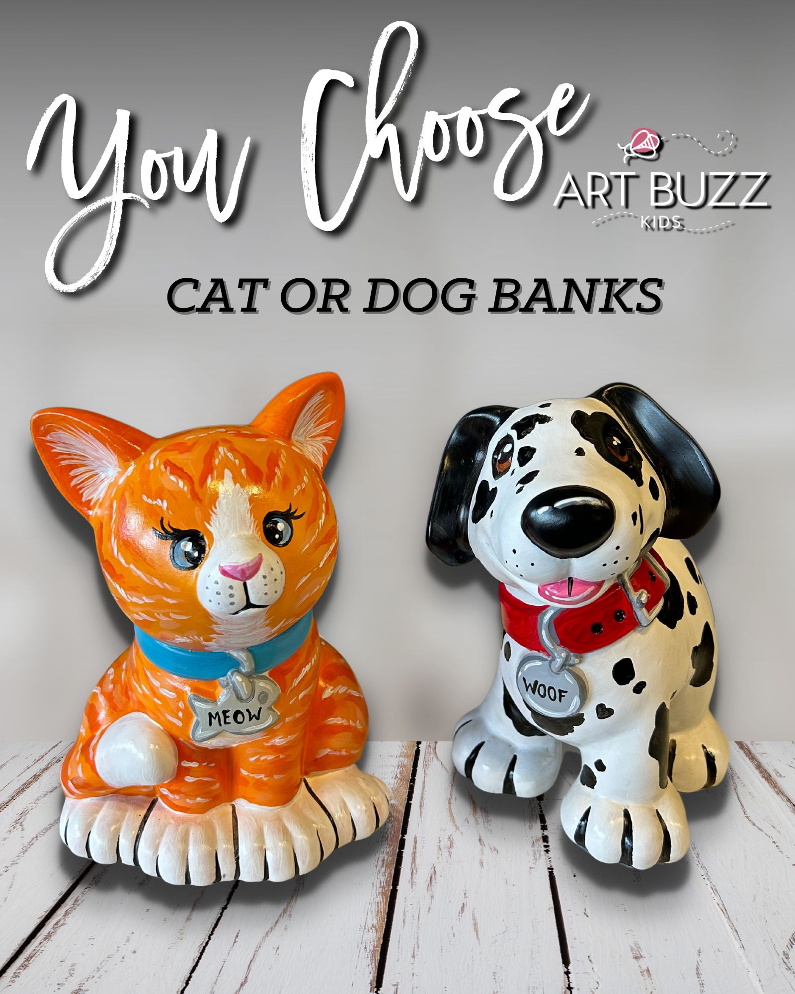 Kids Pottery Banks!