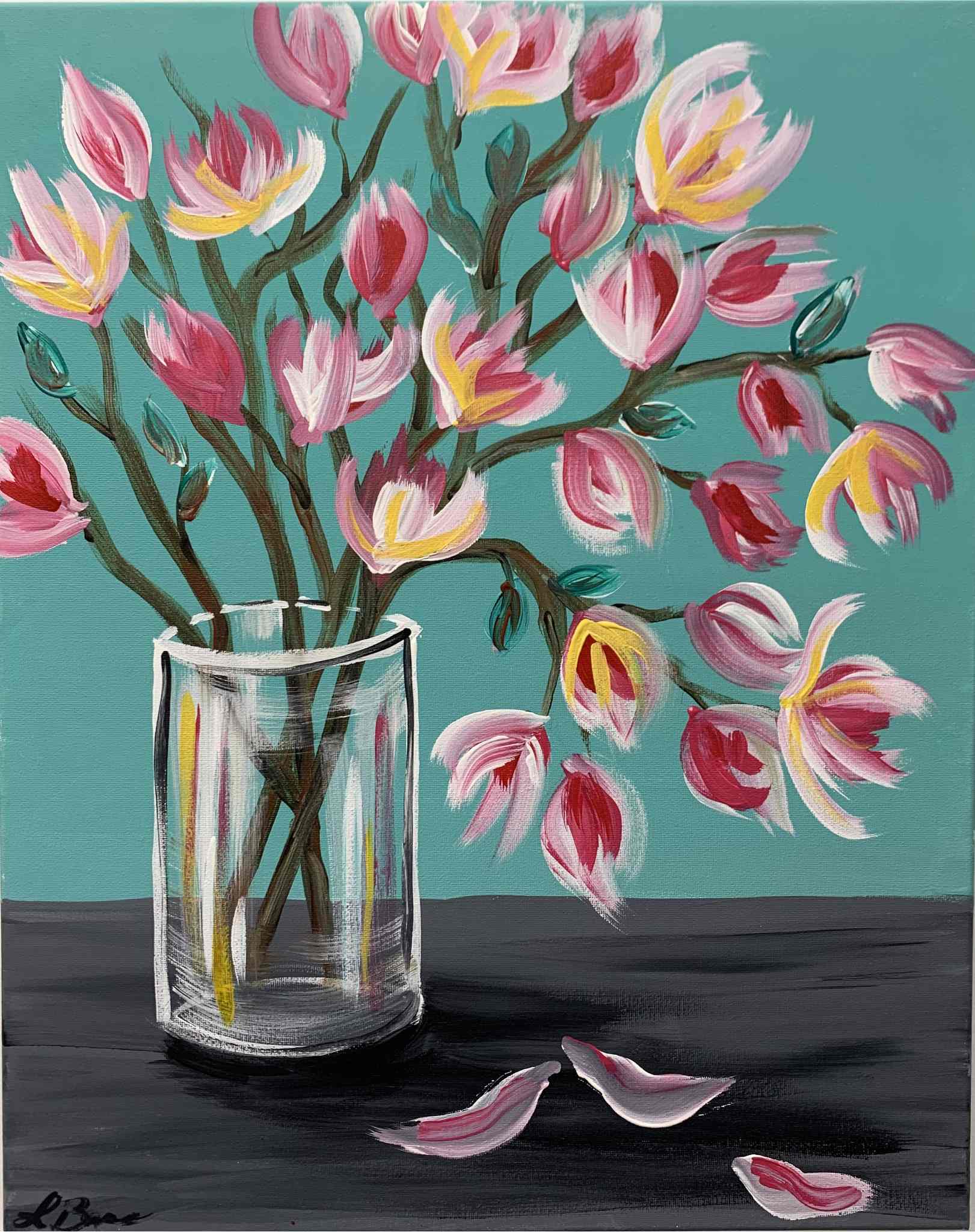 Tulip Magnolia Blooms