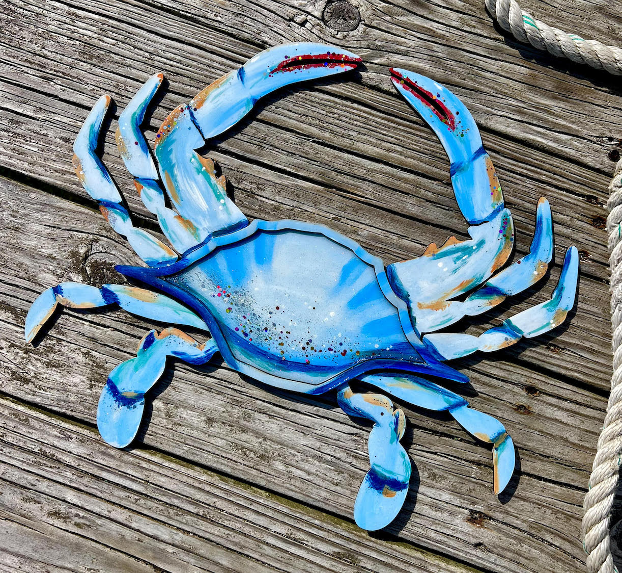 Resin Poured Blue Crab