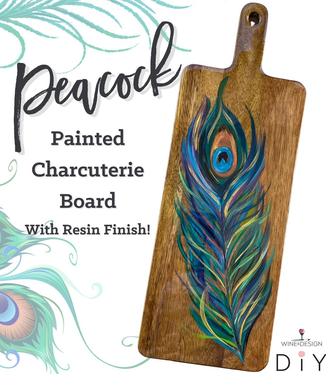  Peacock Painted & Resin Pour Workshop | DiY Workshop