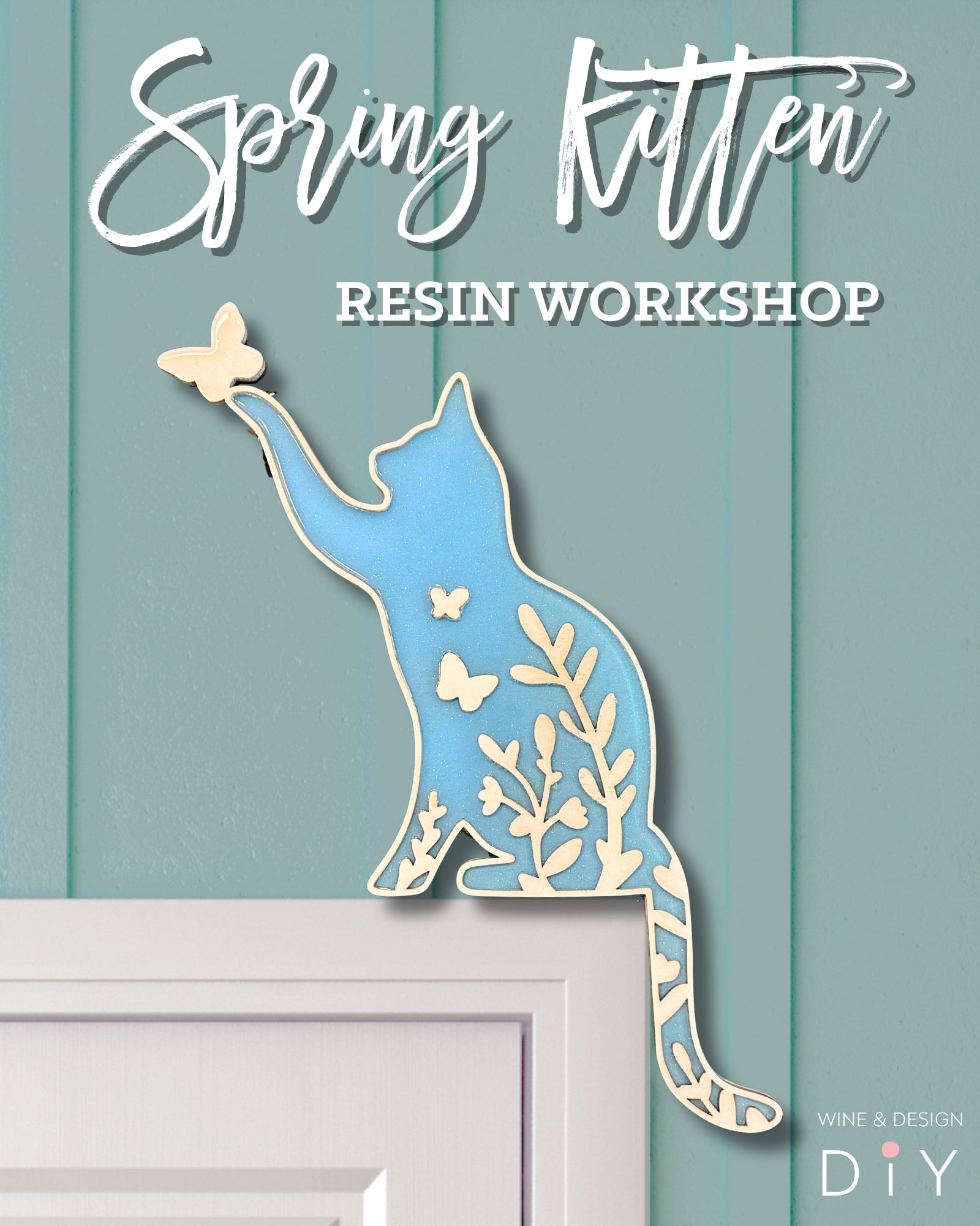 New! | Spring Kitten Resin Door Frame Workshop