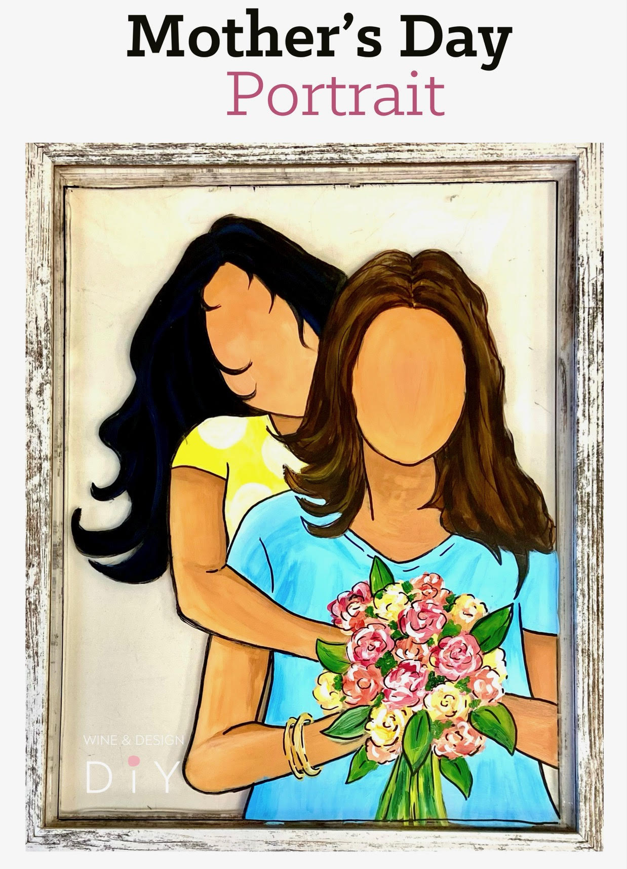 Framed Portrait with a Resin Finish  | Email us a portrait photo by April 23rd | Workshop
