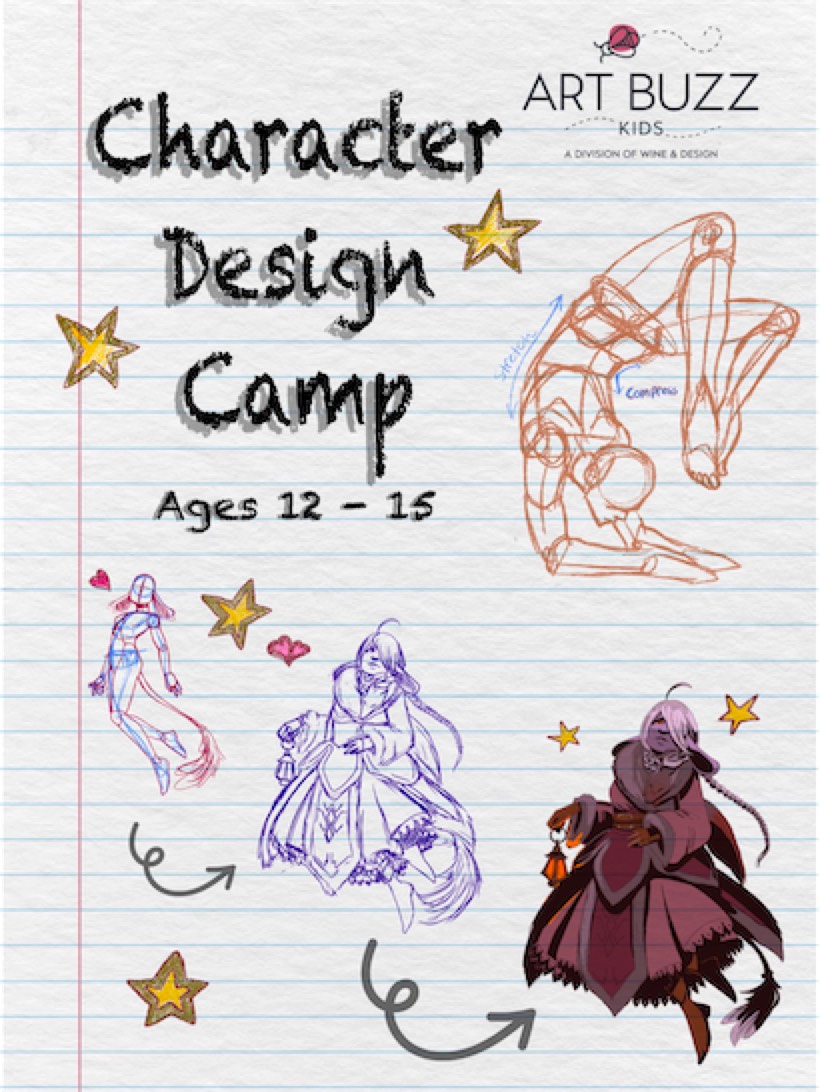 Character Design Summer Art Camp - 3 Days July1-3