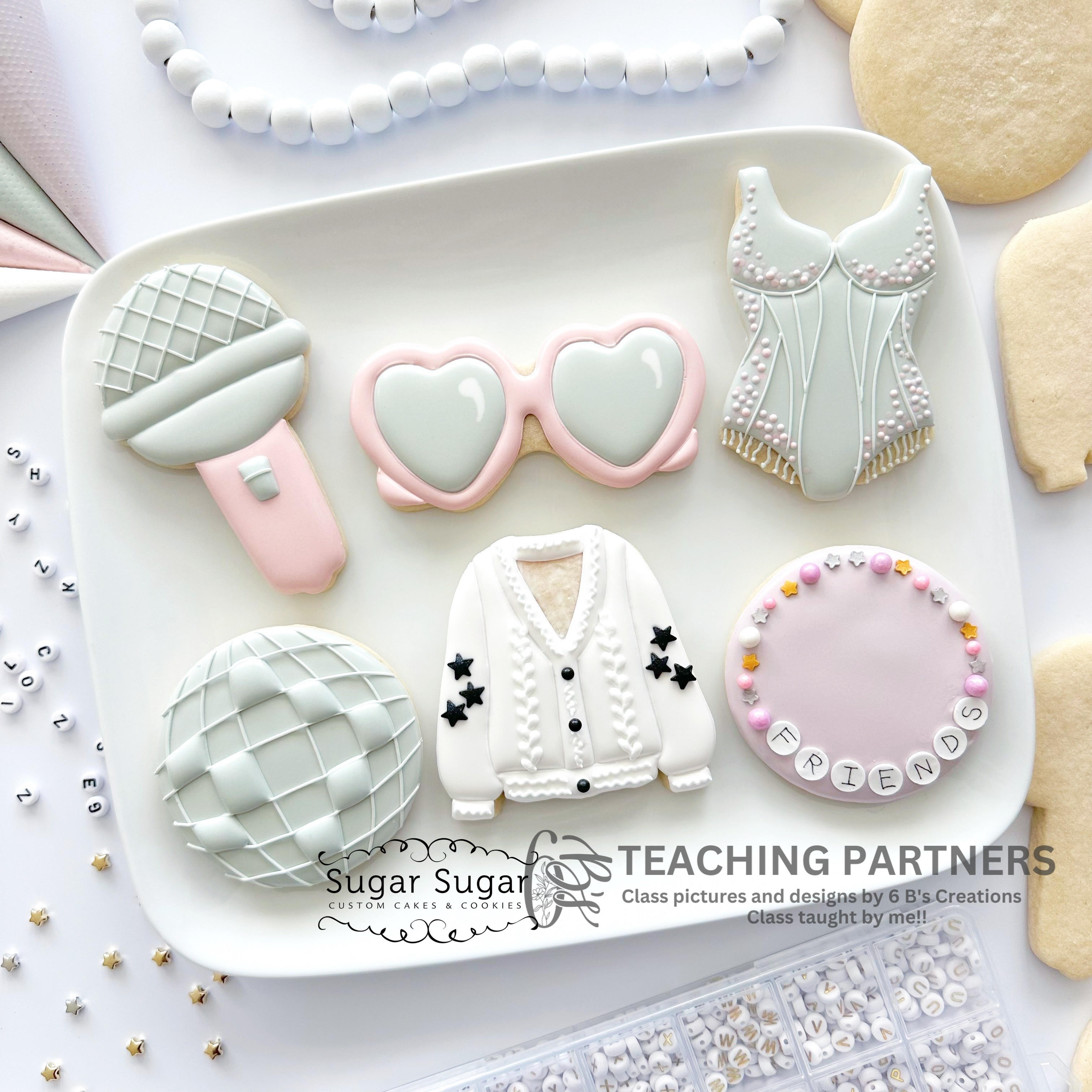TAYLOR SWIFT Cookie Decorating Workshop with Sugar Sugar Bakery! 2:00-4:00pm *Image coming soon! *Must register by 4/18/24!