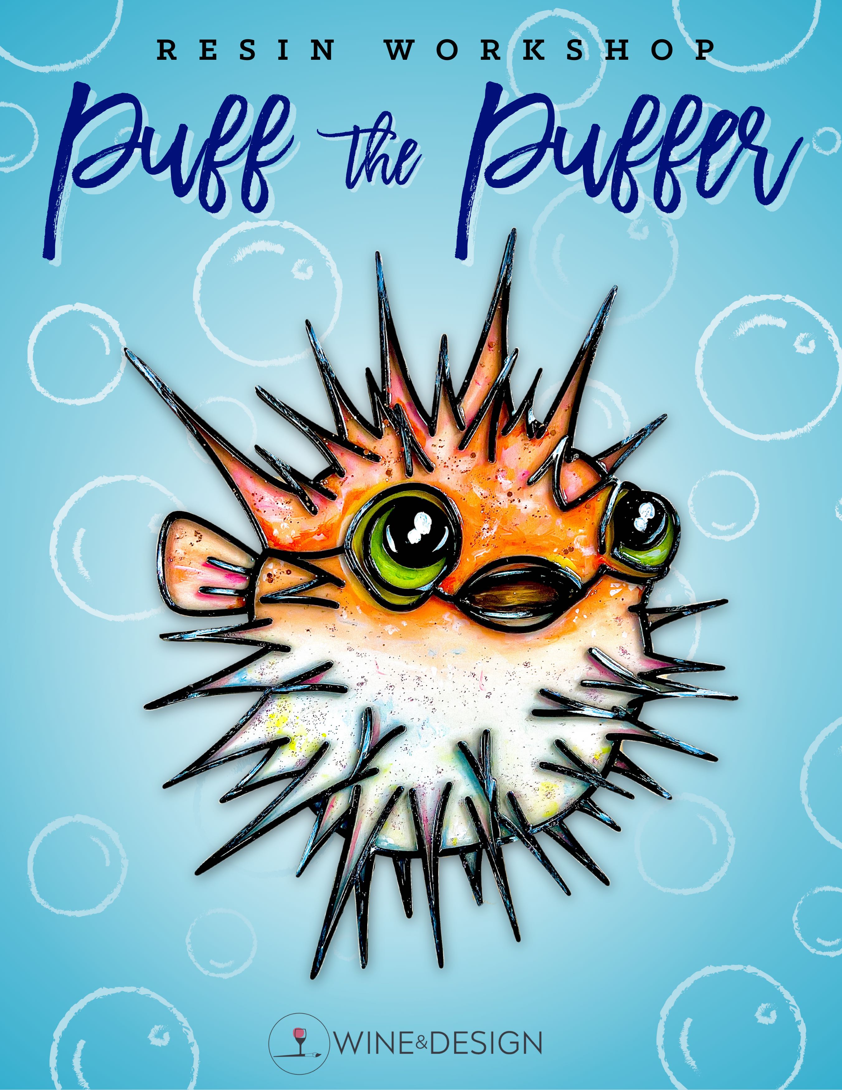 Puff the Pufferfish Resin Workshop