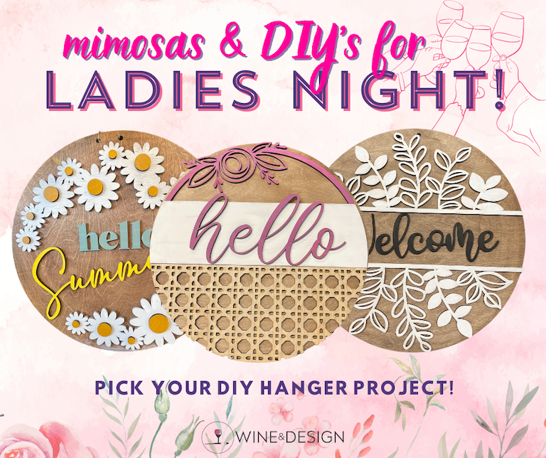 Ladies Night! | Mimosa's and Door Hangers! 