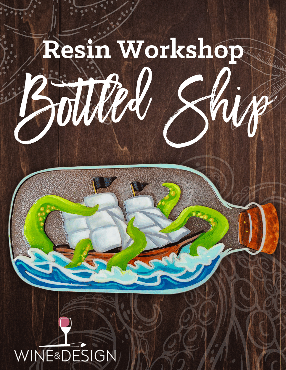 Resin Workshop Bottle Ship