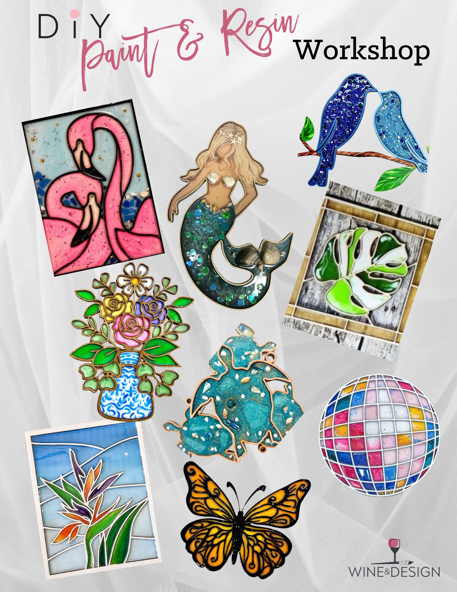Paint and Resin Workshop