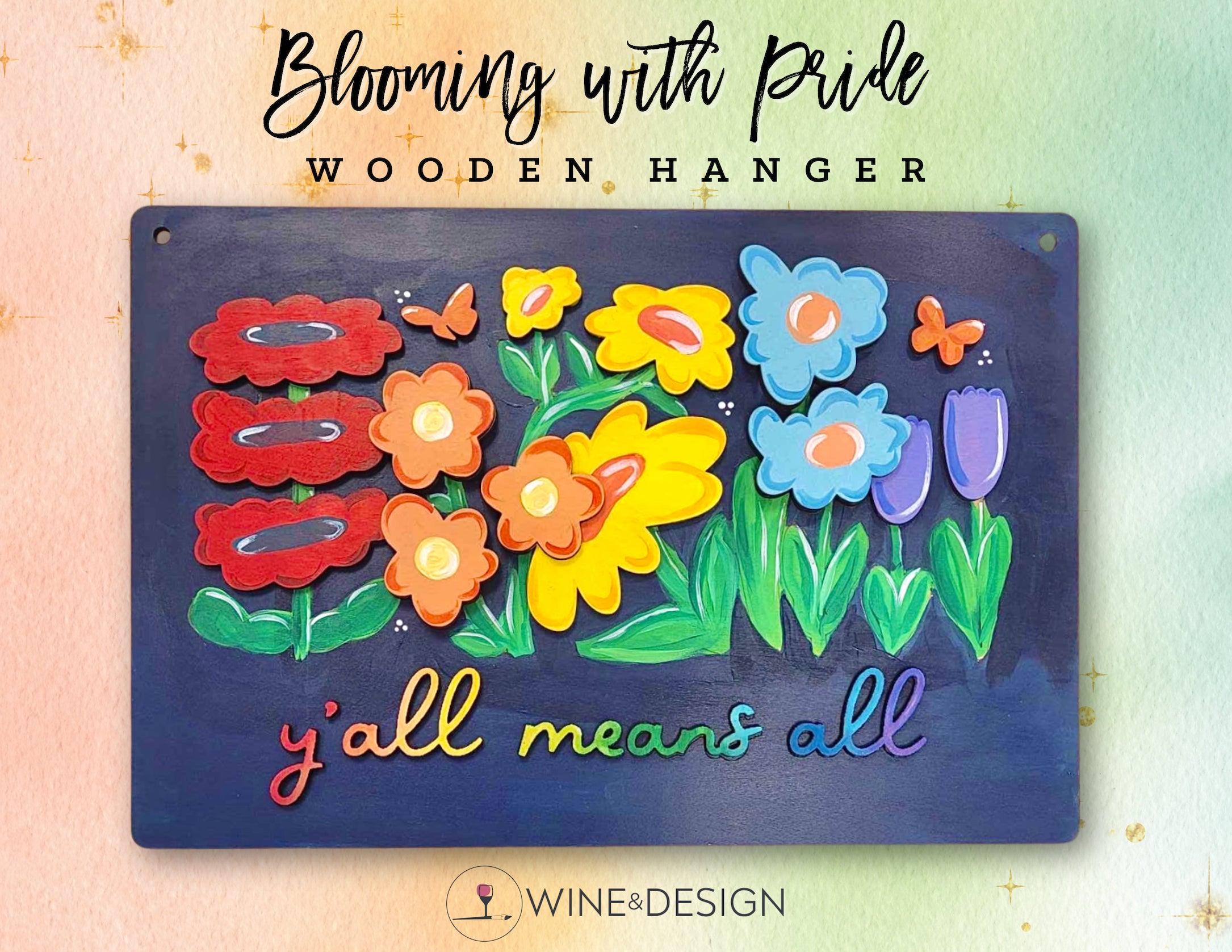 BLOOMING WITH PRIDE- WOOD AND RESIN WORKSHOP
