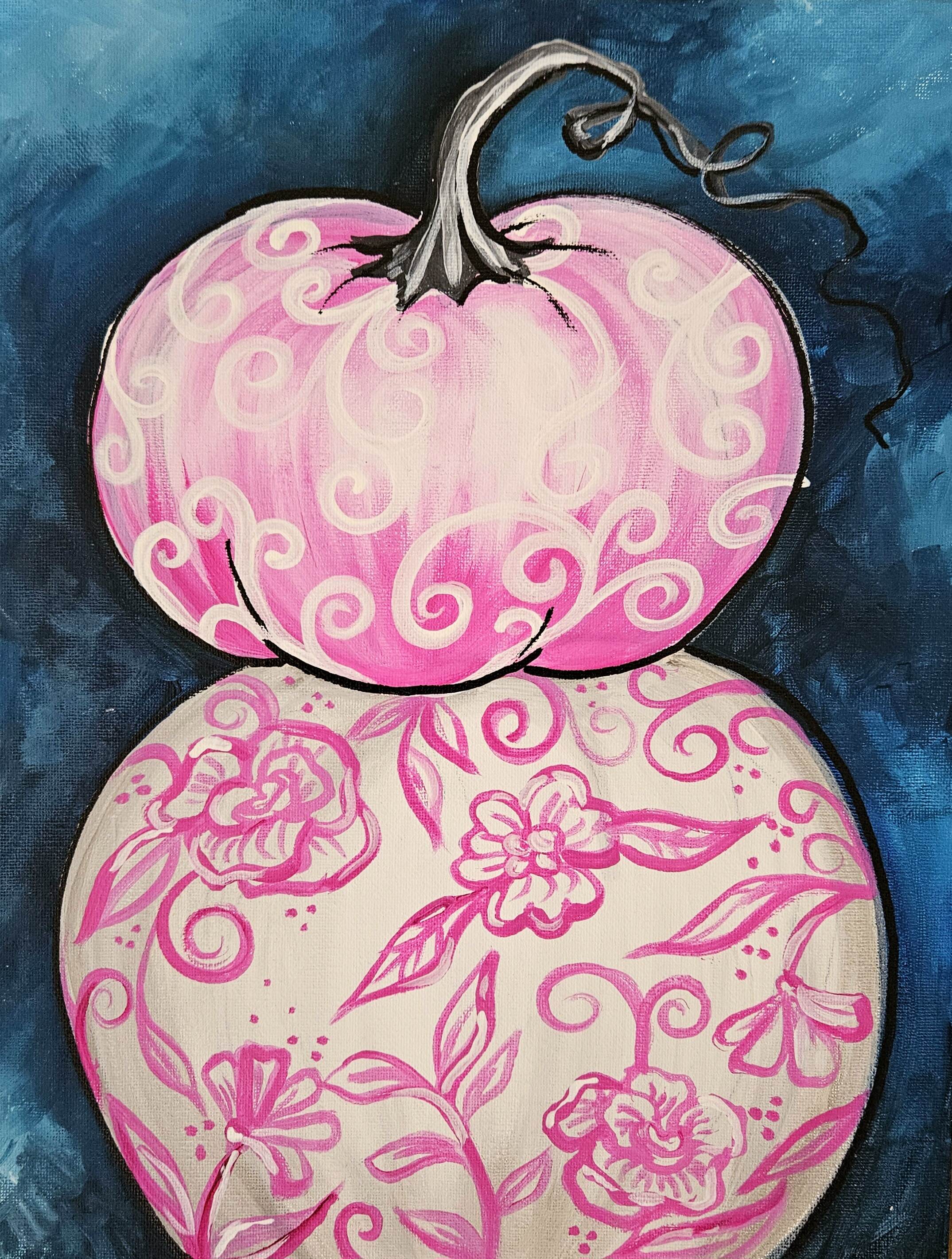 *LADIES NIGHT* PINK GOURD PAINT CLASS