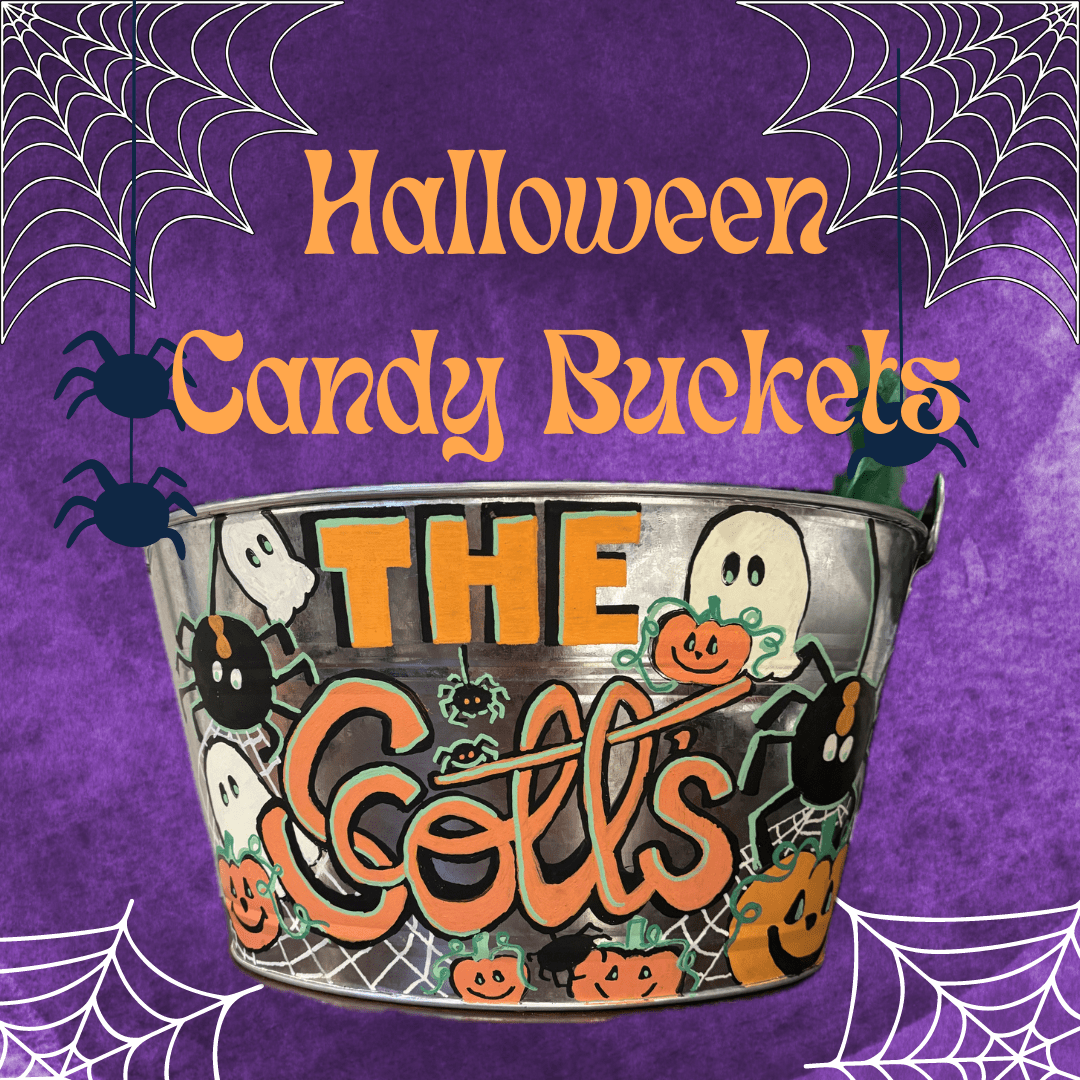 PERSONALIZED Halloween Candy Bucket