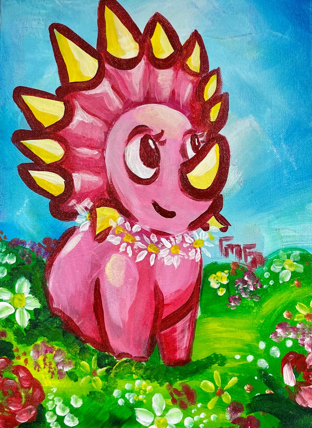 Bellasaurus of Spring - Art Buzz Kids